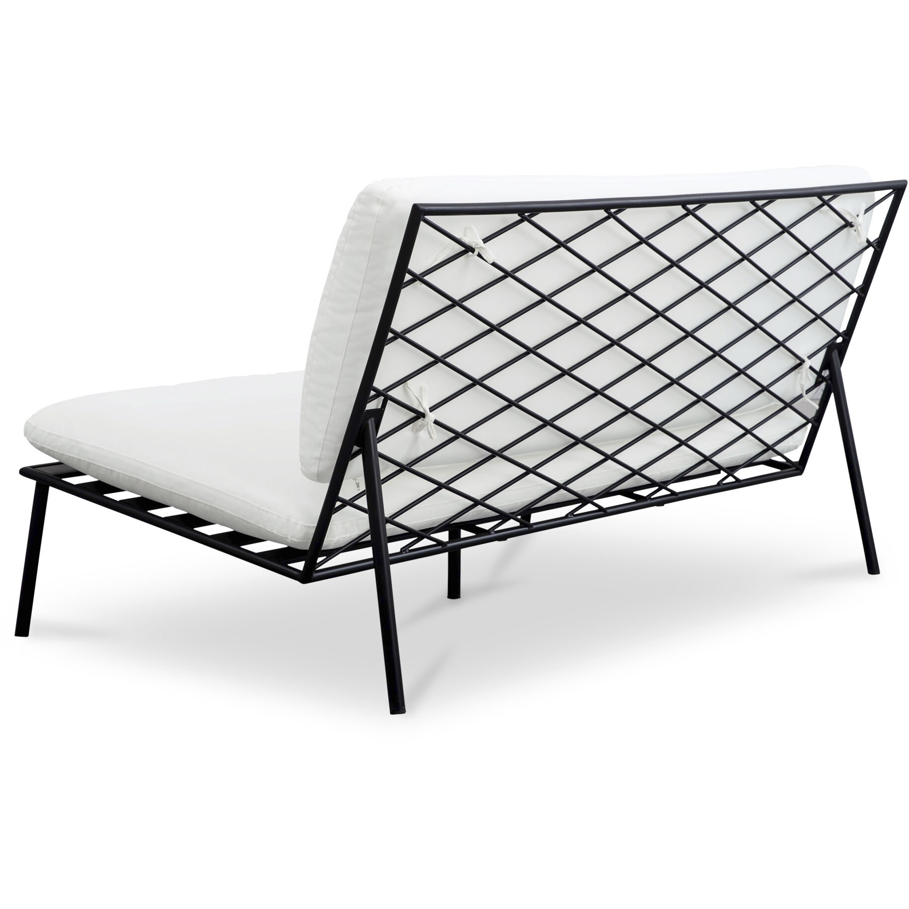 Salma White Outdoor Sofa
